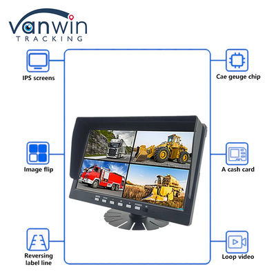 10.1 ιντσών IPS Ασφάλεια TFT Car Monitor HD 1080P οθόνη για φορτηγό λεωφορείο κάμερα οχήματος