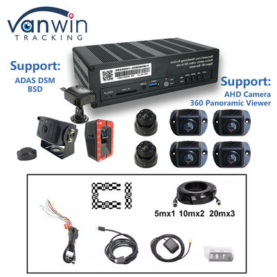 8 CH 4G 360 Πανοραμικό MDVR με AI ADAS DSM BSD Πανοραμικό σύστημα κάμερας DVR οχήματος