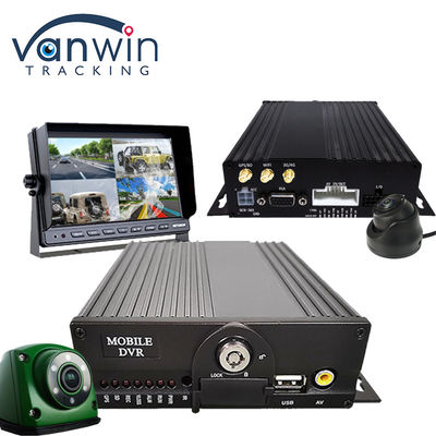 4CH Διπλή κάρτα SD GPS MDVR κάμερα με 4G WiFi Mobile DVR Σύστημα ασφαλείας σχολικού λεωφορείου