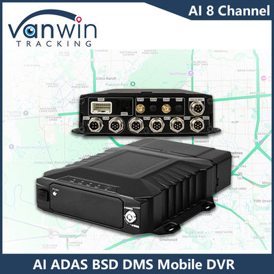 H.265 8CH HDD Mobile DVR Advanced Driving DSM ADAS BSD AI Περπατητικό Σύστημα Παρακολούθησης αισθητήρων