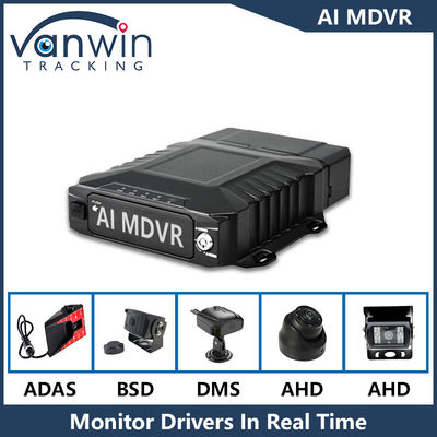 AHD 1080P 8CH 4G GPS Mobile DVR με ενσωματωμένο αλγόριθμο ADAS DSM BSD που λειτουργεί με τεχνητή νοημοσύνη