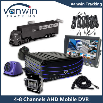 AHD 8CH HDD τηλεχειριστήριο κινητό DVR 1080P 4g λειτουργία GPS Παρακολούθηση ασφάλειας οχήματος Cmsv6 MDVR