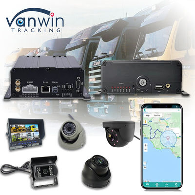 4CH GPS 4G WiFi Mobile DVR Full HD 1080P Καμερα αυτοκινήτου HDD Mdvr Για λεωφορείο φορτηγό