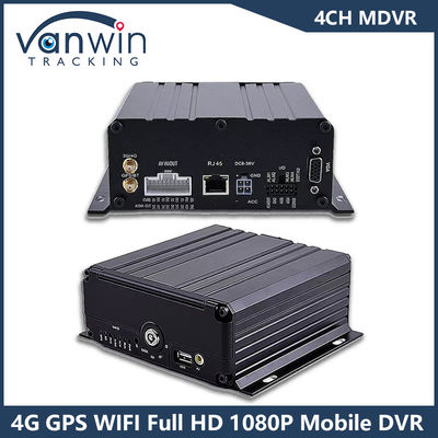 4CH GPS 4G WiFi Mobile DVR Full HD 1080P Καμερα αυτοκινήτου HDD Mdvr Για λεωφορείο φορτηγό
