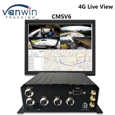 8CH AHD Δύο κάρτες SD Σύστημα κινητού DVR 4G WIFI GPS MDVR για ζωντανή προβολή