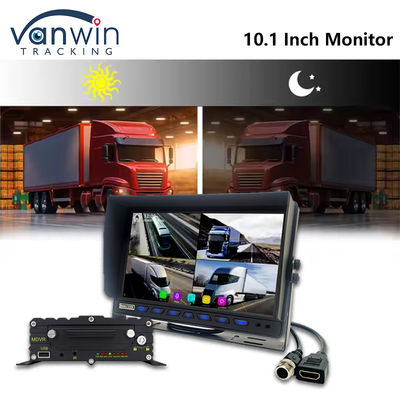 10Δείκτης οθόνης αυτοκινήτου.1 ιντσών AHD 8CH MDVR κάμερα 1080P Χρωματικά συστήματα οθόνης αυτοκινήτου TFT