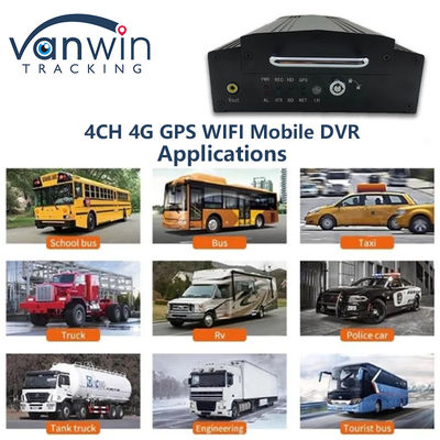 4 κανάλια HDD SSD Mobile DVR 1080P 4G Wi-Fi GPS MDVR Καμερα Οχήματος Αυτοκίνητο Σύστημα CCTV