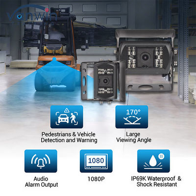 IP69 AHD 170° Καμερα ευρείας γωνίας αυτοκινήτου Καμερα CCTV ασφαλείας οχήματος για κινητές λύσεις βίντεο