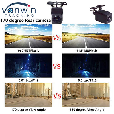 170 μοίρες IP69K Κάμερα πίσω από το αυτοκίνητο Full HD νυχτερινή θέα CCD Κάμερα πίσω από το αυτοκίνητο