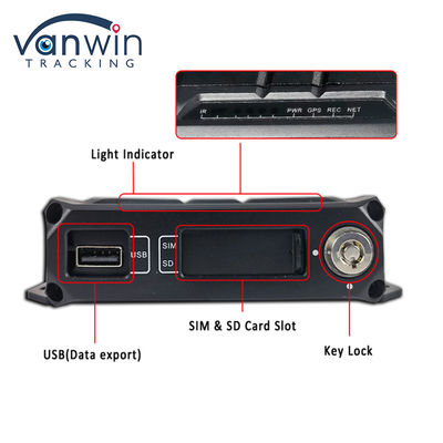 H.264 4CH HD 1080P Mobile DVR 4G GPS WIFI SD Card MINI MDVR για παρακολούθηση βίντεο αυτοκινήτων