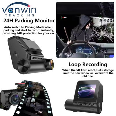 Full HD 4K Dash Cam Δύο φακούς Καταγραφέας βίντεο Νυχτερινή όραση Παρακολούθηση στάθμευσης Dashcam