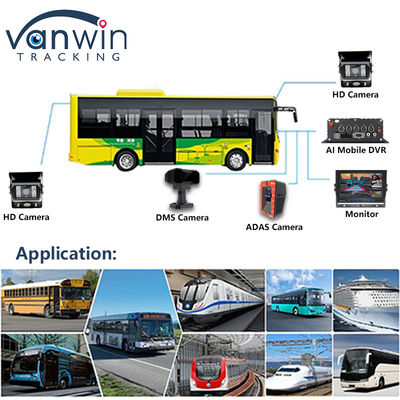 4CH 5G CMSV6 Σύστημα AI Mobile DVR με GPS ADAS BSD DMS H.265 MDVR για Παρακολούθηση CCTV αυτοκινήτου