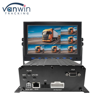 H.265 8CH HDD 1080P Mobile DVR System με 4G MDVR Kit GPS WIFI λειτουργία για τη διαχείριση στόλου