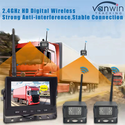 5 ιντσών ψηφιακό HD DVR ασύρματο φορτηγό κάμερα εφεδρικό σύστημα οθόνης οθόνης τετραδιάστασης
