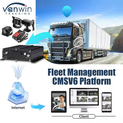 8CH AI ADAS DMS BSD Mobile DVR HDD MDVR 2TB Υποστήριξη Vehicle Tracking Platform Vehicle DVR