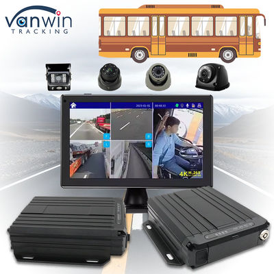 OEM ODM Real Time 4CH GPS Mobile DVR με 4G 1080P WiFi Διπλή κάρτα SD MDVR για λεωφορείο