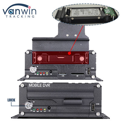 H.265 4CH 1080P HDD Mobile DVR Οχήμα CCTV βίντεο καταγραφέας Kit Συστήματα κάμερας MDVR