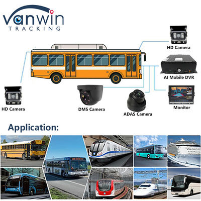 Full HD 1080P 8CH Mobile DVR H.265 CMSV6 Οδηγός λεωφορείου 4G Wifi MDVR Καμερα αυτοκινήτου Λεωφορείο