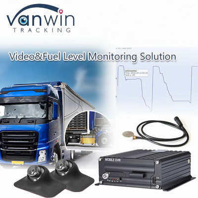 5G 4CH Full HD Mobile DVR ζωντανή ροή με GPS παρακολούθηση επιπέδου καυσίμου CCTV οχήματος