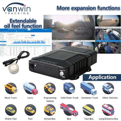 8CH βίντεο παρακολούθηση HDD κινητό DVR με 4G GPS WIFI MDVR για την παρακολούθηση σε πραγματικό χρόνο