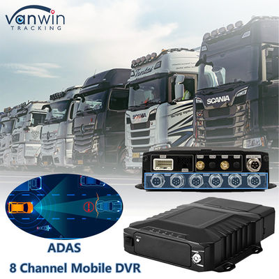 8CH 1080P Ai HDD Mobile DVR Πραγματική παρακολούθηση και παρακολούθηση 4G Ai Adas DMS MDVR Σύστημα CCTV