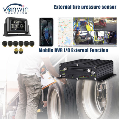 4G GPS Υποστήριξη κινητού DVR 4 / 8 / 10 Πίεση ελαστικών σε πραγματικό χρόνο Παρακολούθηση Ευφυές Σύστημα