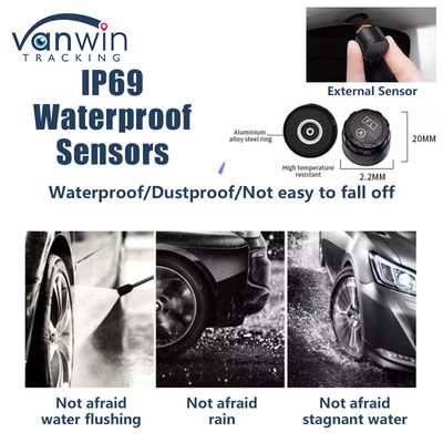 4G GPS Υποστήριξη κινητού DVR 4 / 8 / 10 Πίεση ελαστικών σε πραγματικό χρόνο Παρακολούθηση Ευφυές Σύστημα