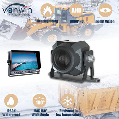 1080P IP69 Αδιάβροχη κάμερα 2MP για θέρμανση οχημάτων κατά ομίχλης με γωνία θέασης 180 μοιρών και λειτουργία αδιάβροχη