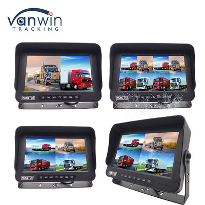 10.1 ίντσες AHD 1080P MDVR Monitor 4 κανάλια Full HD Waterproof Split Display Monitor Για οχήματα