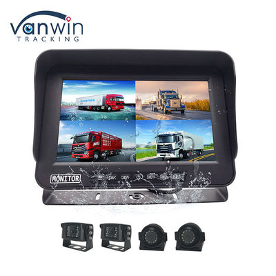10.1 ίντσες AHD 1080P MDVR Monitor 4 κανάλια Full HD Waterproof Split Display Monitor Για οχήματα