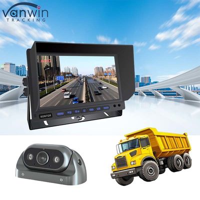 AHD Monitor 4 Channel 7 Inch Full HD1080P MDVR Διαχωρισμένη οθόνη οθόνη αυτοκινήτου για όχημα