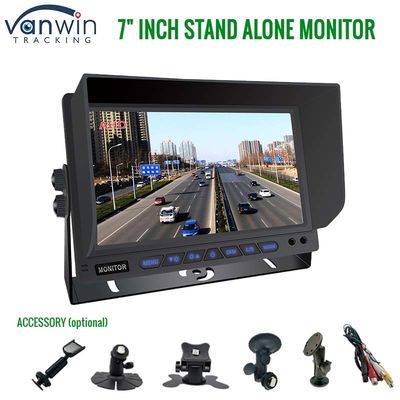 AHD Monitor 4 Channel 7 Inch Full HD1080P MDVR Διαχωρισμένη οθόνη οθόνη αυτοκινήτου για όχημα