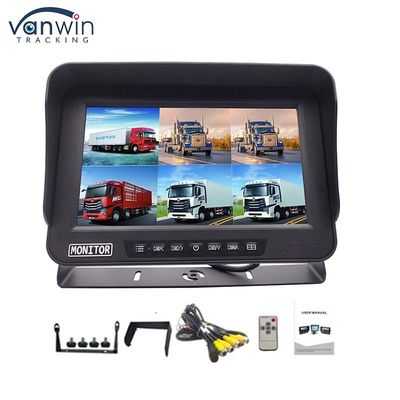 AHD 1080P MDVR Monitor 10,1 ίντσες 6 κανάλια Αδιάβροχη Μοιρασμένη Οθόνη Monitor SD κάρτα για οχήματα