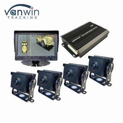 360 μοίρες AHD DVR 7 / 9 / 10,1 ιντσών Συστημα καταγραφής κάμερας αυτοκινήτου για φορτηγά λεωφορεία