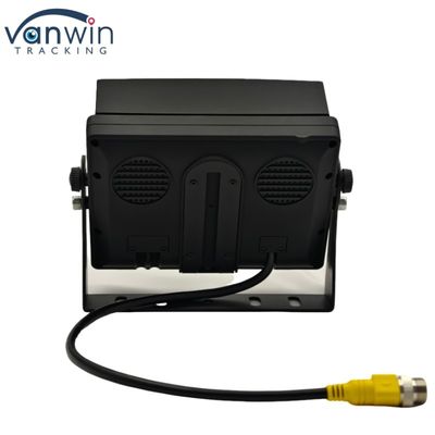 5 ιντσών οθόνη LCD TFT οθόνη αυτοκινήτου μεταλλικός σύνδεσμος + 4PIN CCD χρώμα πίσω κάμερα 12-24v για Caravan Van Rv