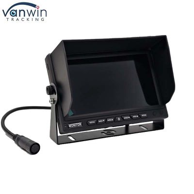 AHD 1080P MDVR Monitor 7 ιντσών Μοιρασμένη οθόνη Μονιτέρ κάρτα SD Κάμερα πίσω οπτική γύρισμα Κιτ για RV Motorhome Truck Bus