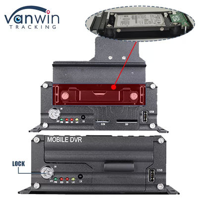 Επαγγελματική υποστήριξη 4CH HDD DVR ADAS DMS BSD λειτουργία 4G GPS Vehicle Tracker