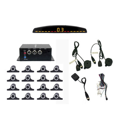 Επιστροφή του αυτοκινήτου ΒοήθειαAuto Parktronic LED αισθητήρας στάθμευσης με 16 αισθητήρες Επιστροφή εφεδρικής στάθμευσης του αυτοκινήτου ανιχνευτής ανιχνευτής σύστημα φως πίσω