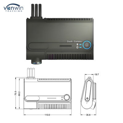 Ευφυής εγγραφή βίντεο Wifi AHD 4G MDVR Υβριδική κάμερα οχήματος 4CH IPC CMSV6 Εφαρμογή τηλεχειρισμού αυτοκινήτου Μαύρο κουτί