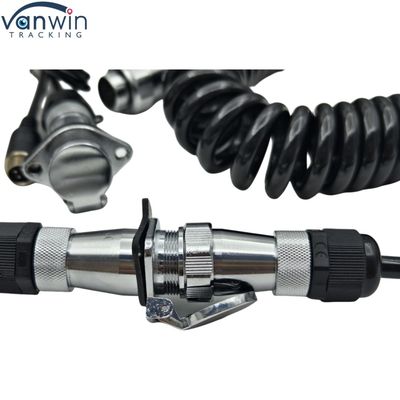 4Pin Αδιάβροχο καλώδιο ρυμουλκούμενου 12V Ηλεκτρονική καμερα καλωδίου για διπλό φορτηγό λεωφορείο τρακτέρ κάμερες οπίσθιας θέσης
