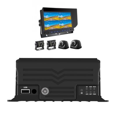 4 κανάλια AI MDVR με GPS Vehicle Tracker Blind Spot Detection Vehicle Mounted Hard Disk Recorder