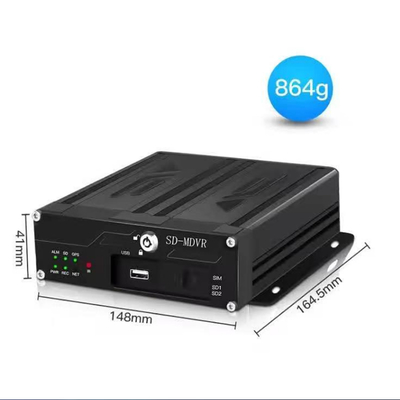 Ψηφιακός καταγραφέας βίντεο 1080P 4CH MDVR με σύστημα κάμερας CCTV οχήματος φορτηγού βίντεο 4G SIM WiFi GPS DVR