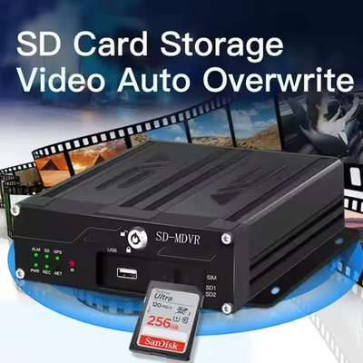 Ψηφιακός καταγραφέας βίντεο 1080P 4CH MDVR με σύστημα κάμερας CCTV οχήματος φορτηγού βίντεο 4G SIM WiFi GPS DVR
