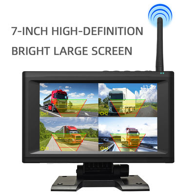 Οθόνη 7 ιντσών αδιάβροχη 1/2/4CH Ασύρματο Σύστημα Κάμερας Παρακολούθησης Αυτόματης Φόρτισης
