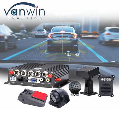4ch 4G παρακολούθηση ζωντανών πλάνων Driver Fatigue Monitoring SD mobile cctv DVR με ADAS DSM BSD