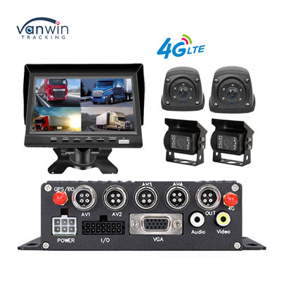 4CH MDVR 1080P βίντεο καταγραφέας με GPS 4G Απομακρυσμένη παρακολούθηση σε πραγματικό χρόνο για τη διαχείριση στόλου λεωφορείων φορτηγών φορτηγών