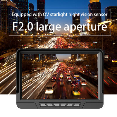 7 Ίντσα BSD Σύστημα Καταγραφέας βίντεο αυτοκινήτου Σύστημα οπισθοπορείας Κάμερα οπισθοπορείας Φορτηγού DVR Dash Camera Εμπρός και Πίσω Παρκάρισμα DVR για Φορτηγά