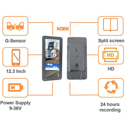 Επαγγελματικό καθρέφτη οπίσθιας οθόνης πρώτης γενιάς με νυχτερινή όραση