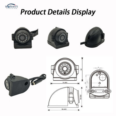 24V 4CH AI Dash Cam Kit Vehicle Camera Security DVR με πλευρική κάμερα DMS ADAS BSD για φορτηγό/λεωφορείο