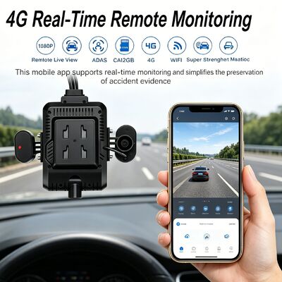 24V 4CH AI Dash Cam Kit Vehicle Camera Security DVR με πλευρική κάμερα DMS ADAS BSD για φορτηγό/λεωφορείο